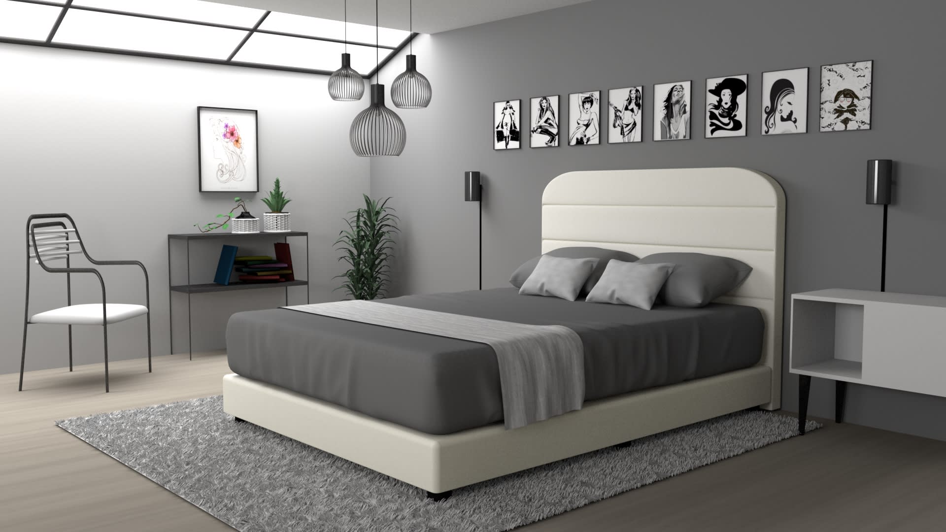 Bed Room Interior Decor