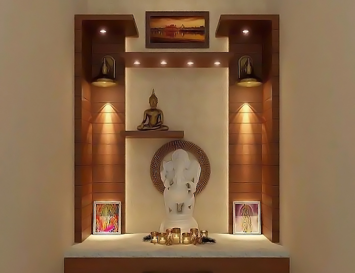 Pooja unit decor