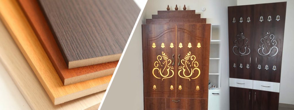 Pooja deco with MDF